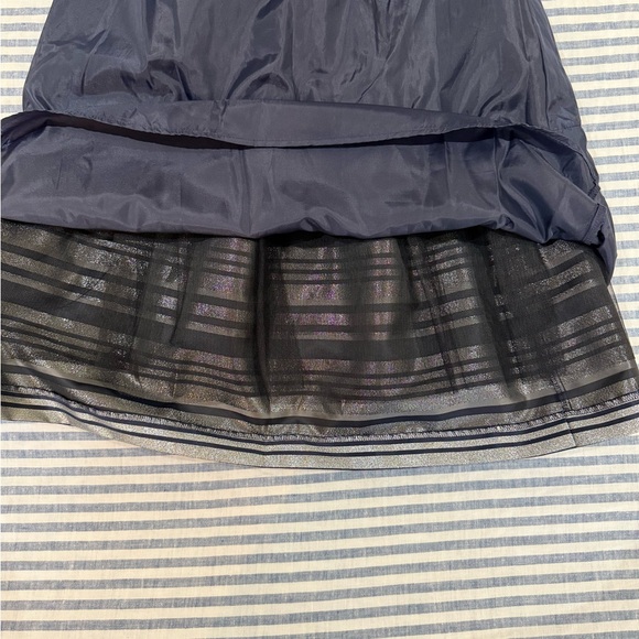 Jessica Howard Navy and Silver Fit & Flare Dress - Picture 6 of 8